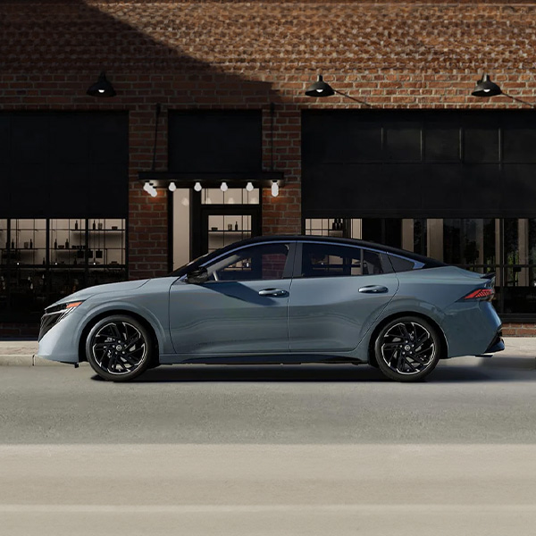 2026 Nissan Sentra parked outside a building