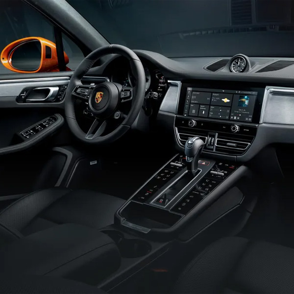 Interior of a Porsche Macan