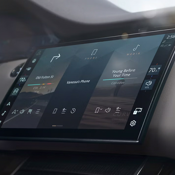 Driving display of the 2026 Range Rover Evoque