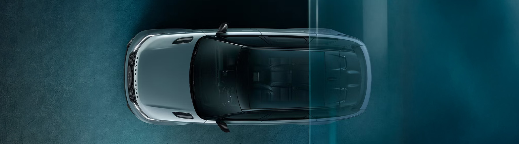 Aerial view of the Range Rover Velar