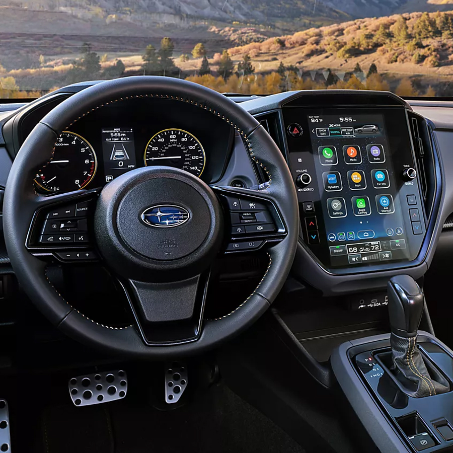 2026 Subaru Crosstrek Sport interior shown in Sport Cloth