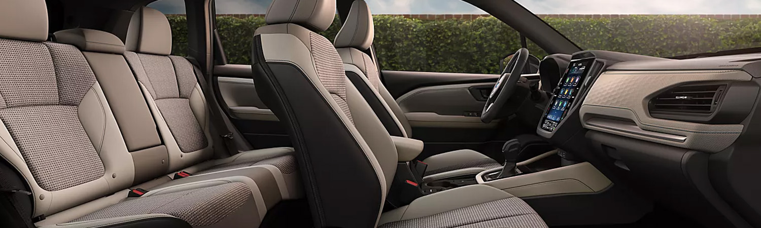 Interior seating of the 2026 Subaru Forester Hybrid