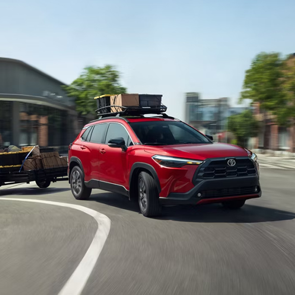 XLE shown in Soul Red Crystal. Prototype shown with options.