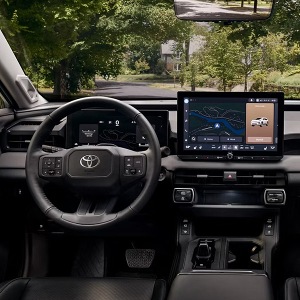 Interior dashboard shot of the 2026 Toyota RAV4