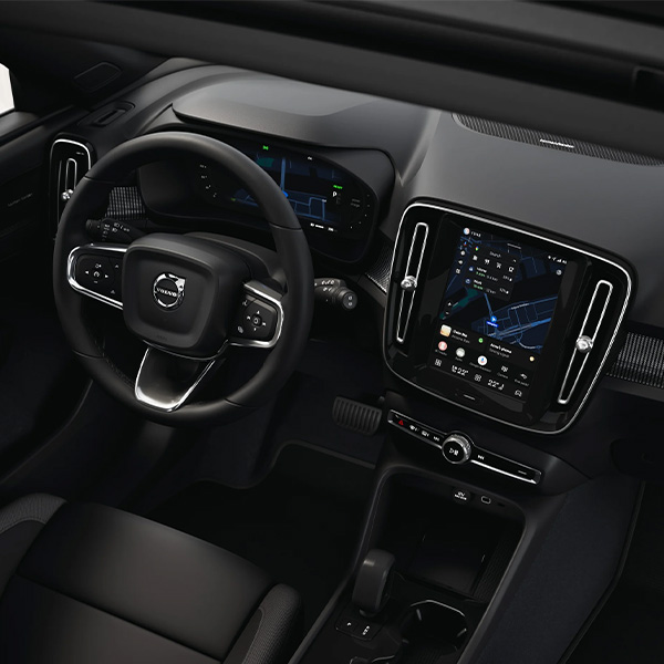 Interior of the 2026 Volvo EX40