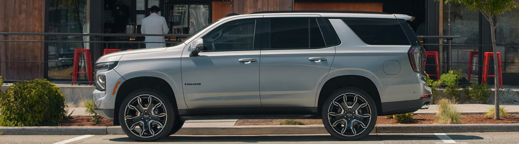 2027 Chevy Tahoe RST shown in Sterlin Gray Metallic