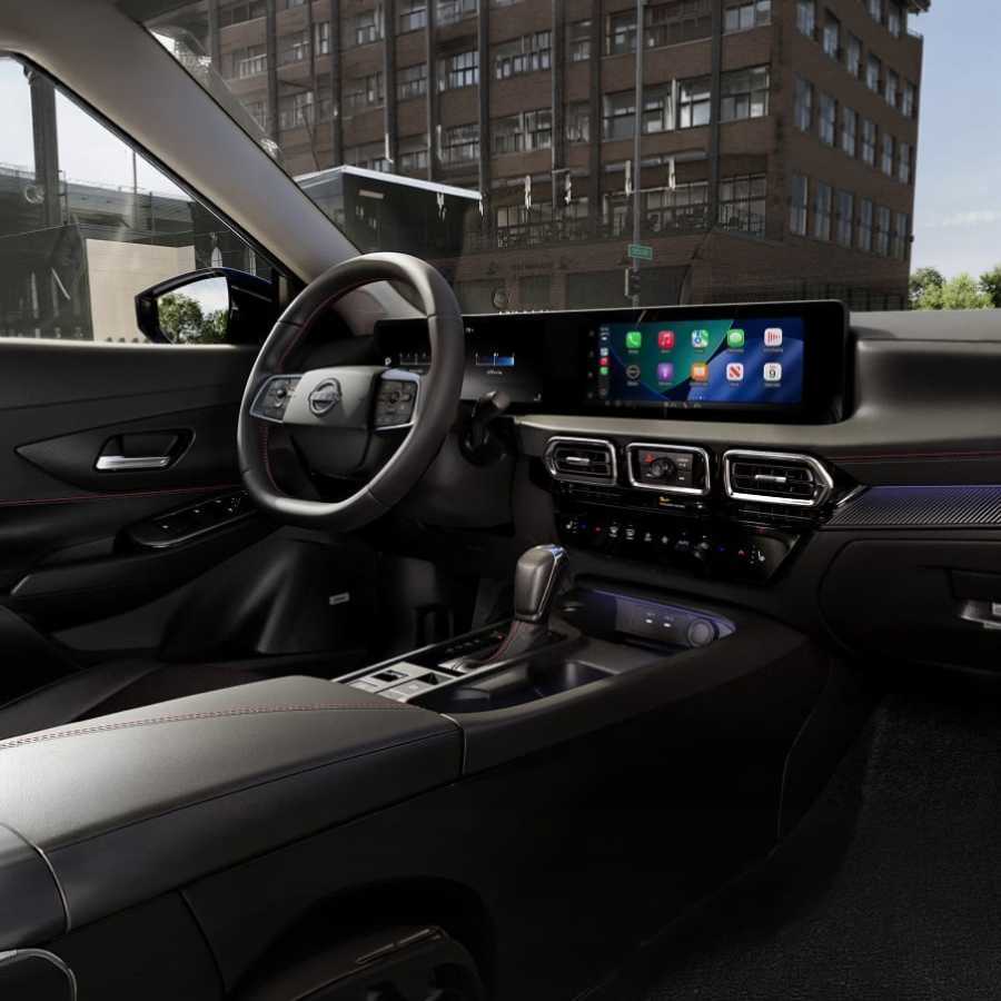 2027 Nissan Sentra interior view highlighting the premium interior and high quality design.
