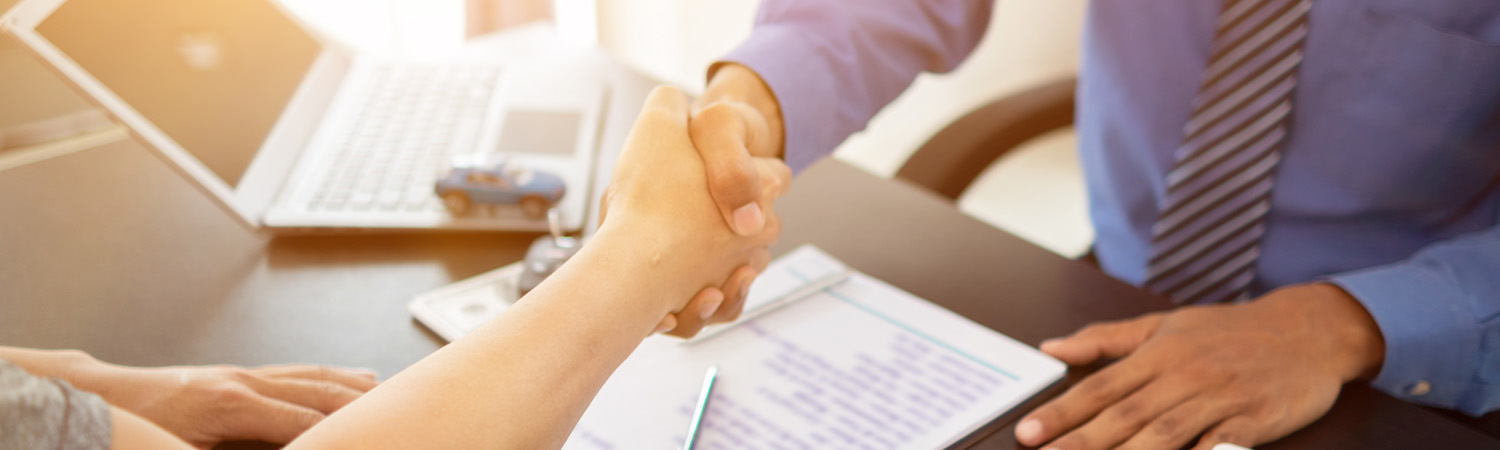 close up of hand shake