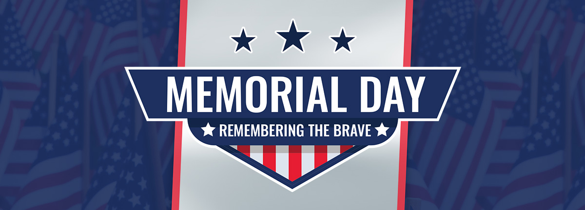 Memorial Day Remmebering The Brave logo
