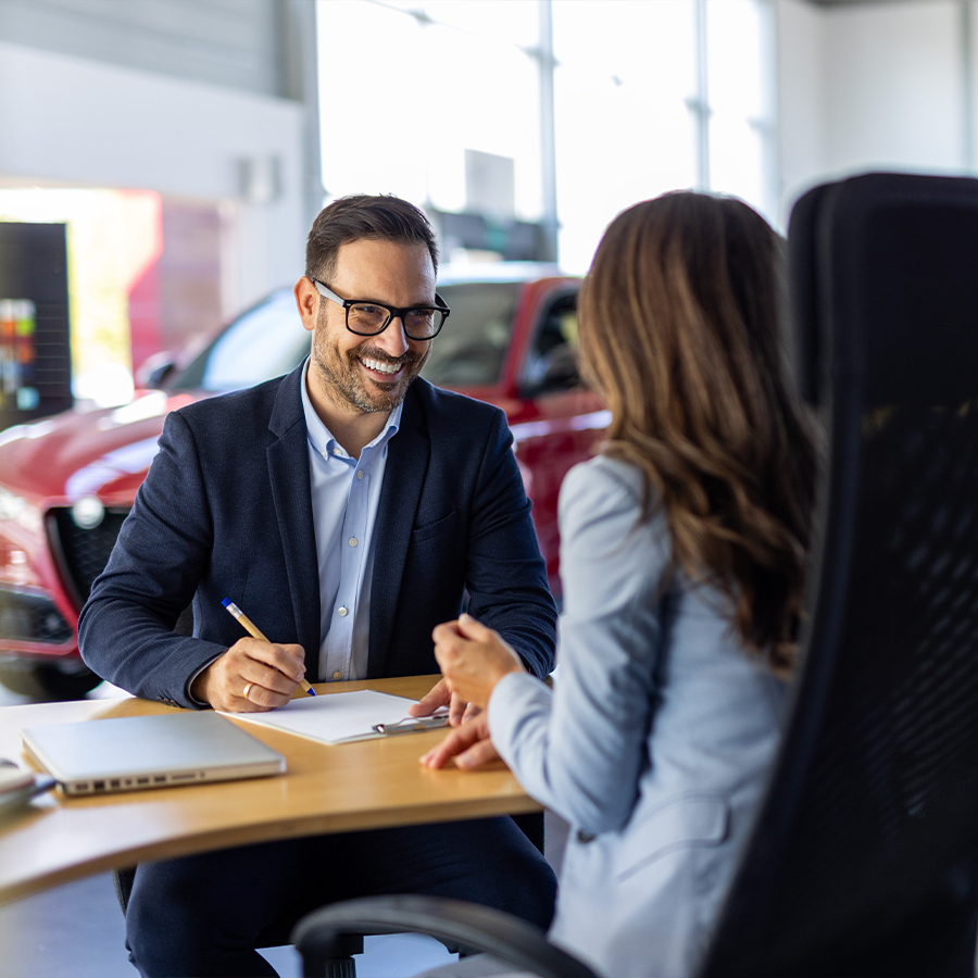 Leasing car from dealership