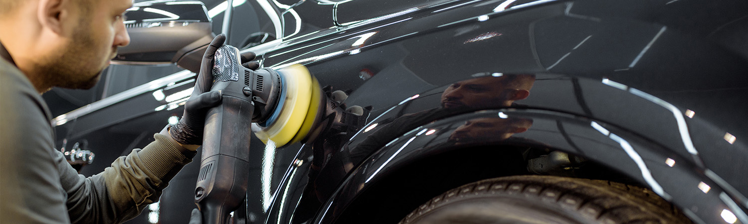 Scratches being buffed out by detail