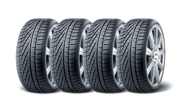 lineup of tires