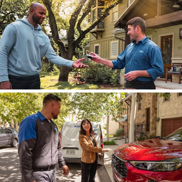 Ford Pick Up & Delivery Collage
