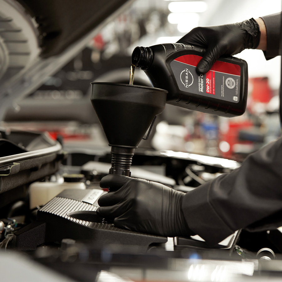 Nissan oil change