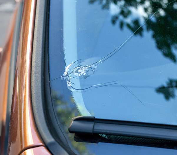 Broken Windshield