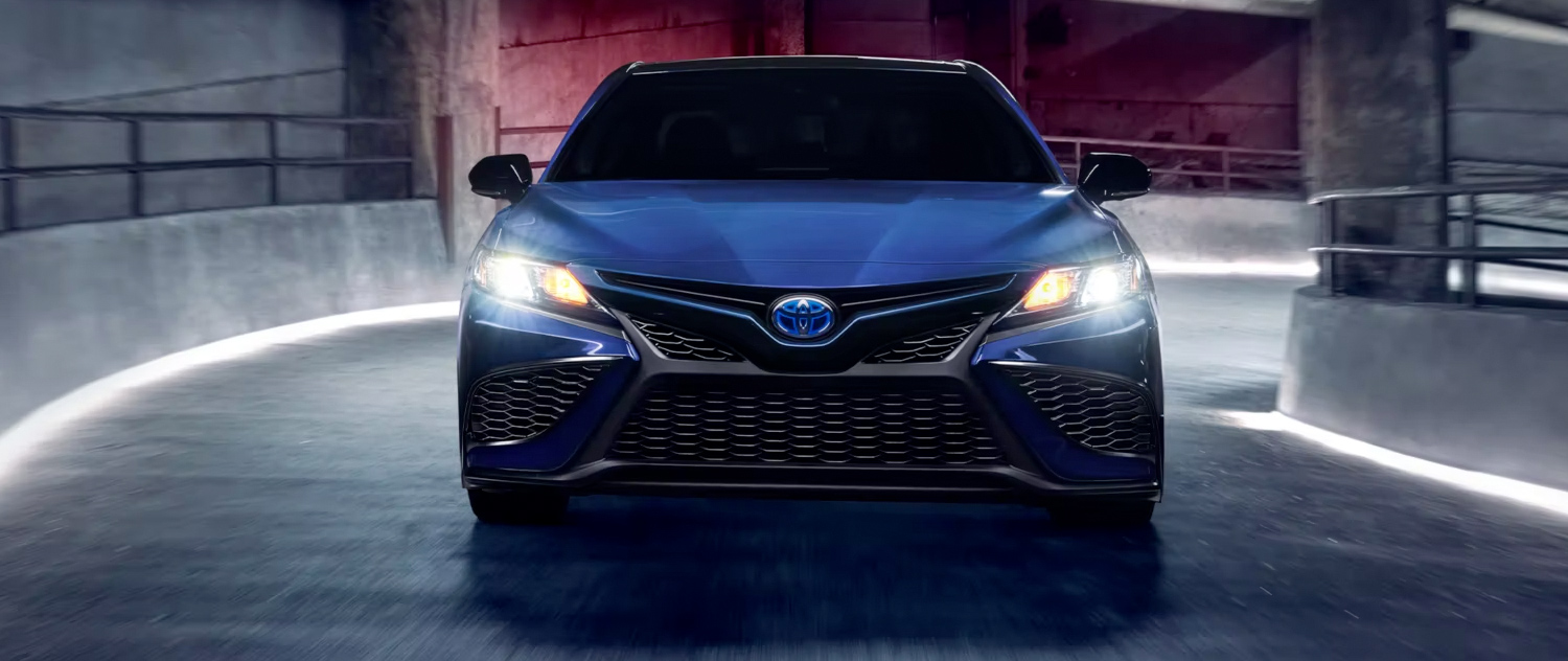 Exterior shot of a toyota.