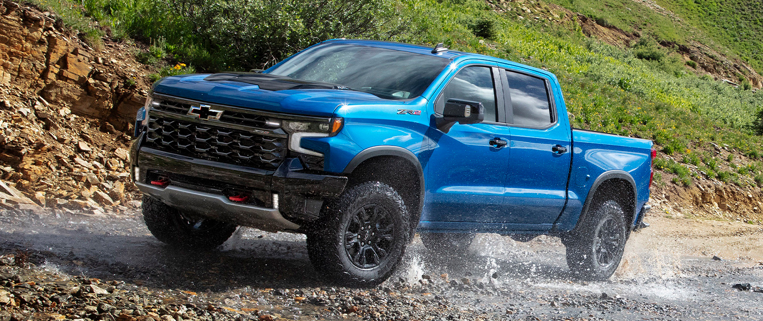Silverado driving off road