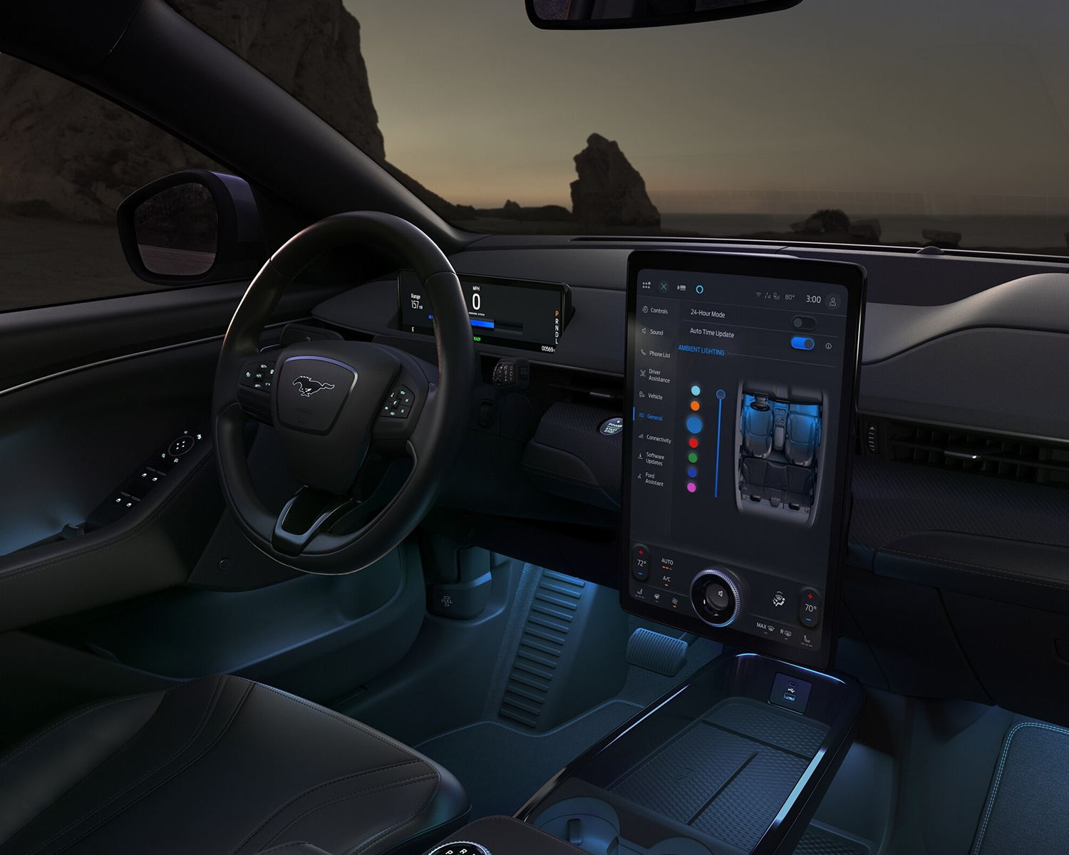 2024 Ford Mustang Mach-E interior dashboard