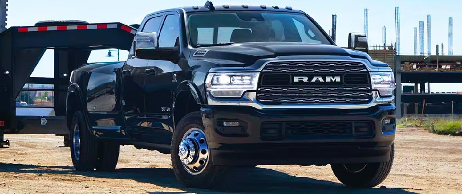 2024 RAM 3500 parked on a work lot