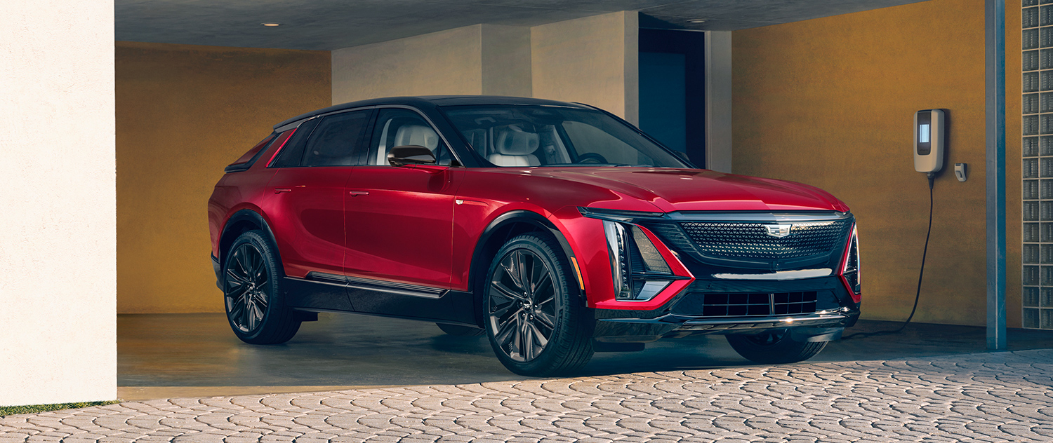 2025 Cadillac LYRIQ being charged
