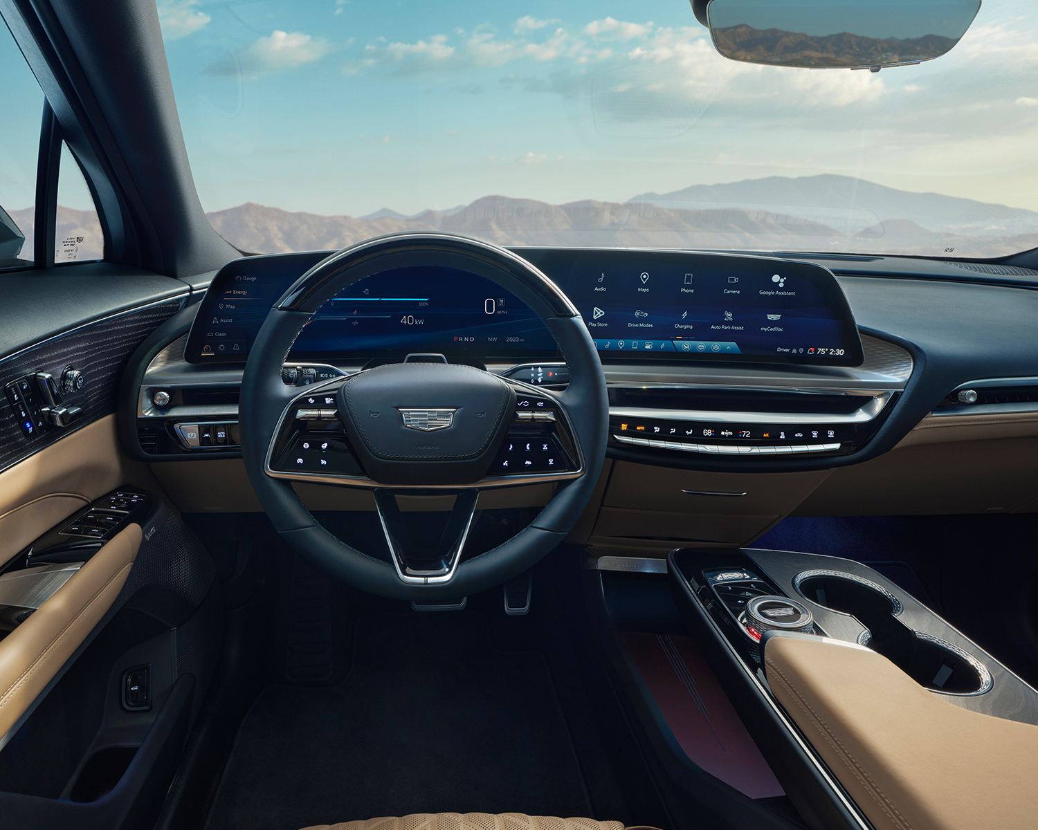 Interior of the 2025 Cadillac LYRIQ