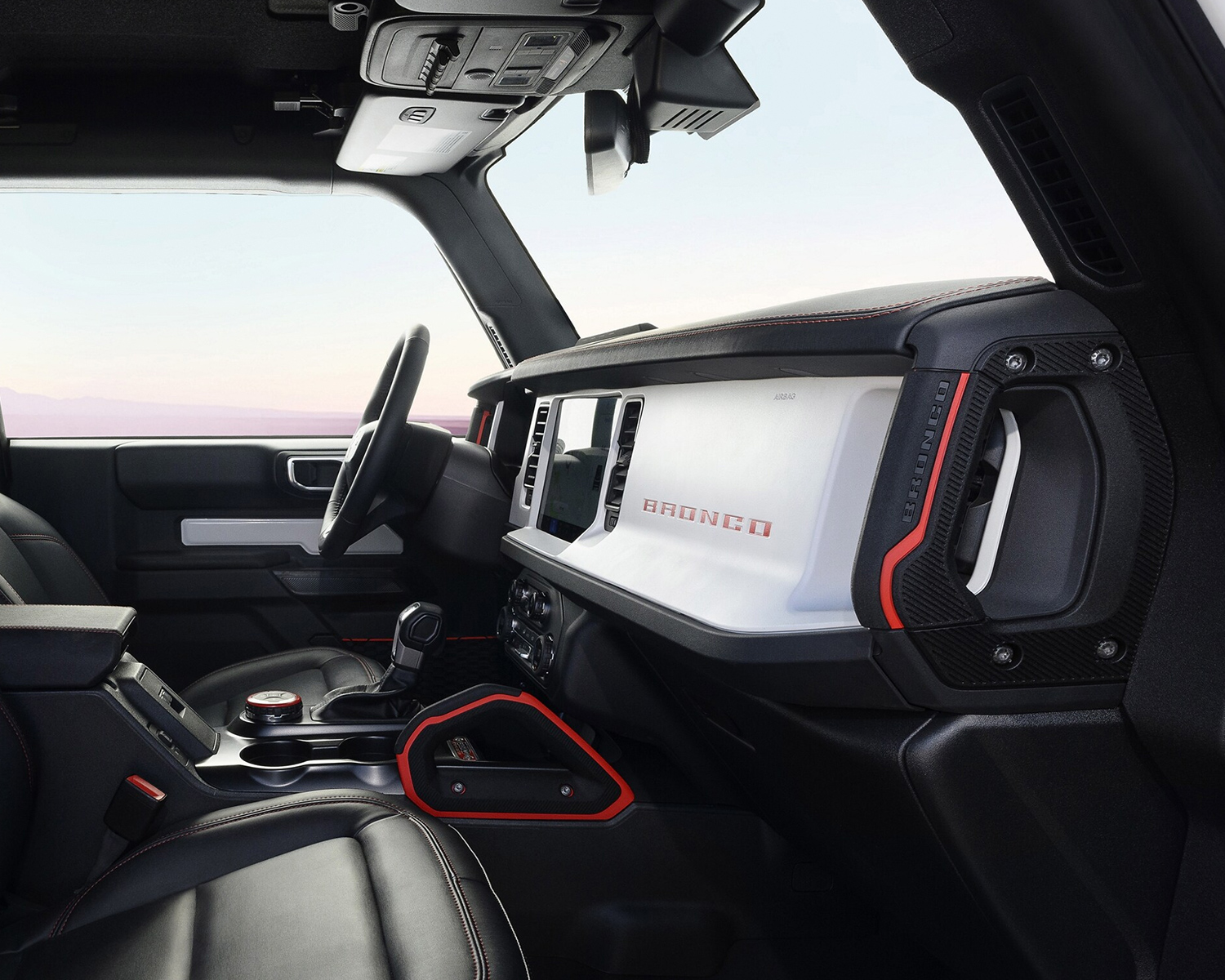 2025 Ford Bronco Interior view from the passenger side