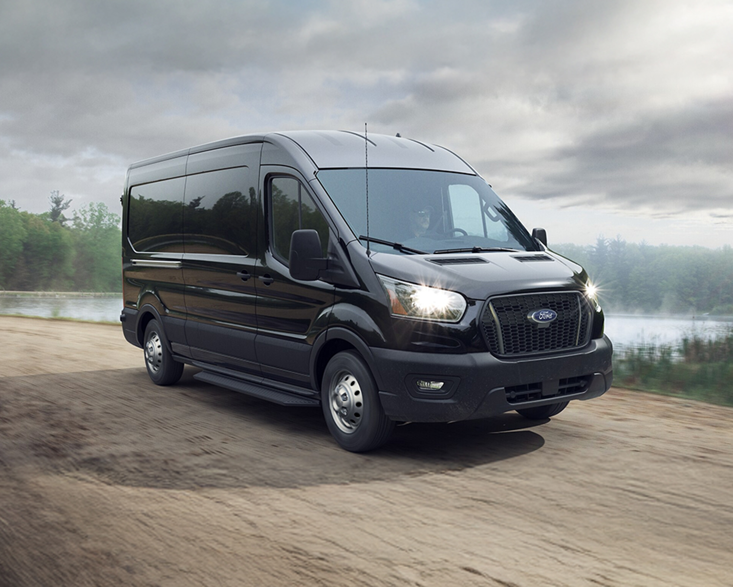 2025 Ford Transit in action