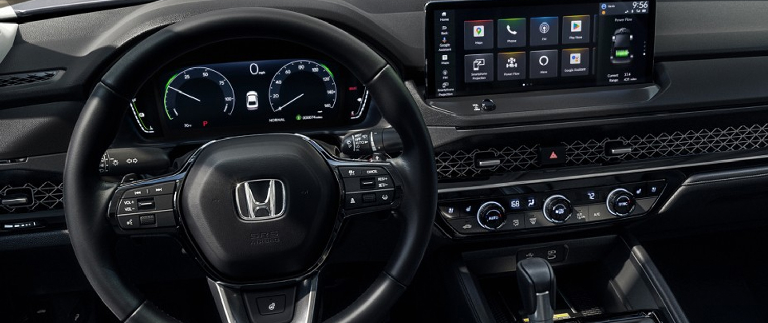 Interior dash of the Honda Accord