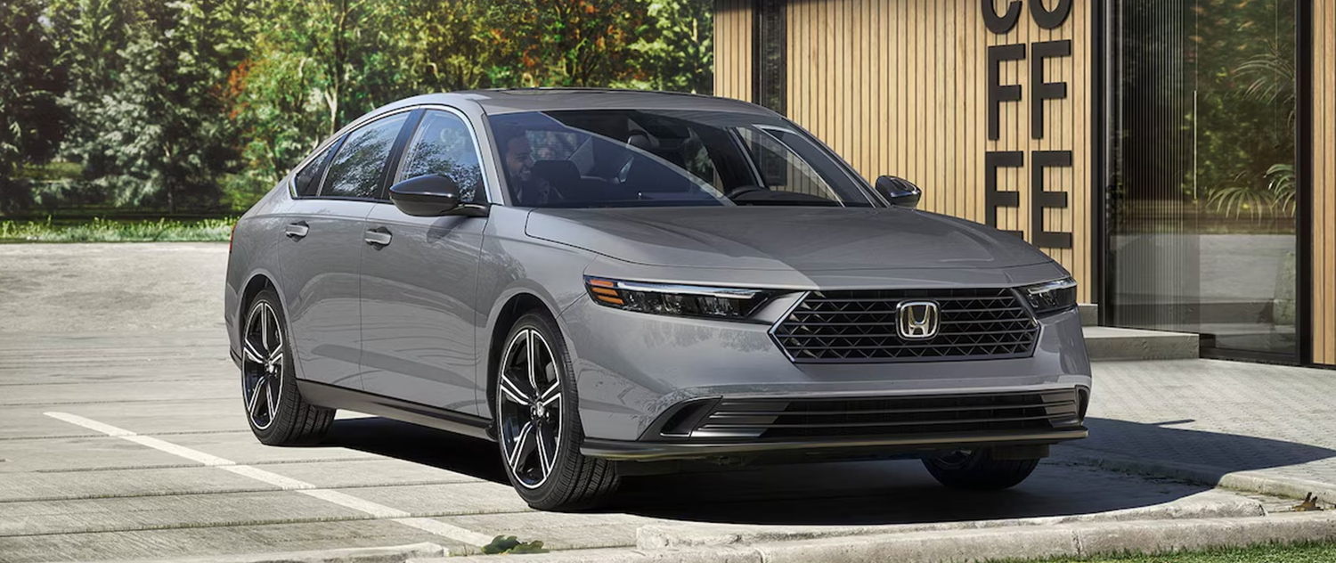 The Honda Accord parked