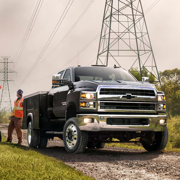 2026 Medium-Duty Chevy Silverado HD Truck parked offroad