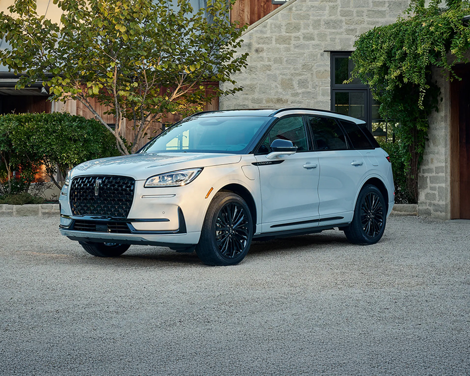 2026 Lincoln Corsair parked outside a nice home