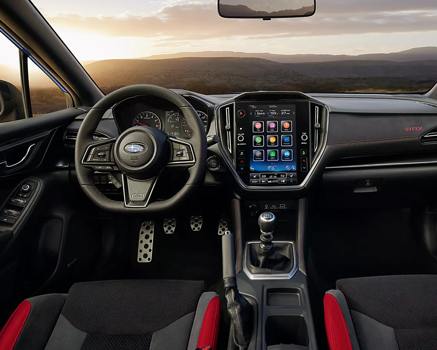 Interior shot of a 2026 Subaru WRX